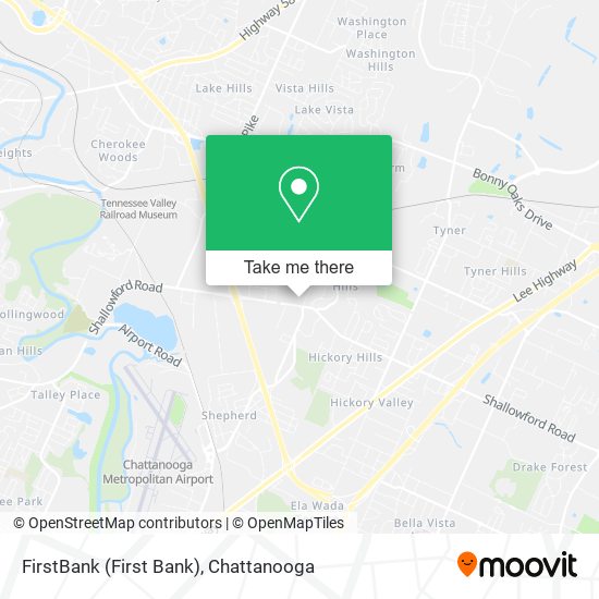 FirstBank (First Bank) map