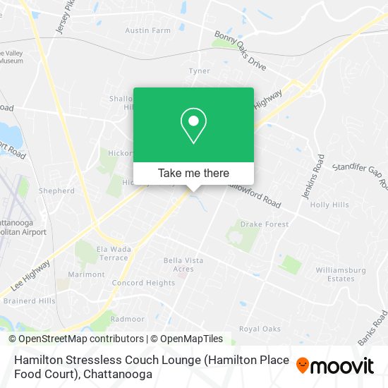 Mapa de Hamilton Stressless Couch Lounge (Hamilton Place Food Court)