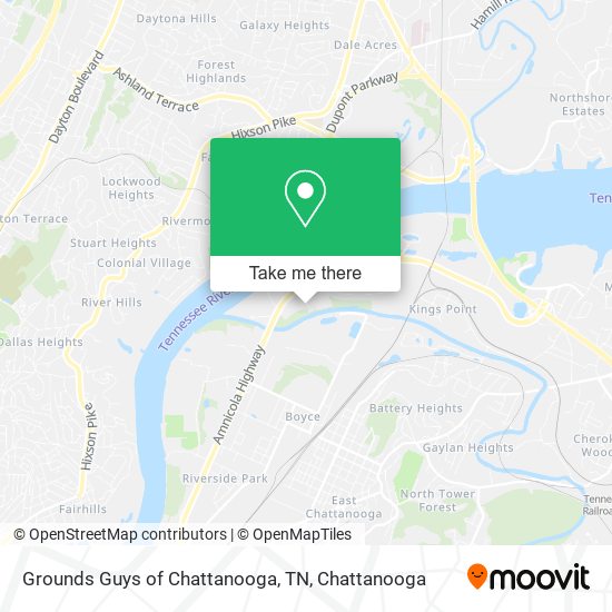Mapa de Grounds Guys of Chattanooga, TN