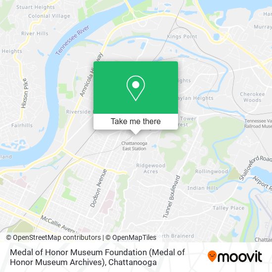 Mapa de Medal of Honor Museum Foundation