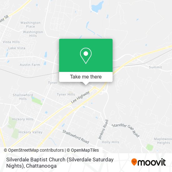 Silverdale Baptist Church (Silverdale Saturday Nights) map