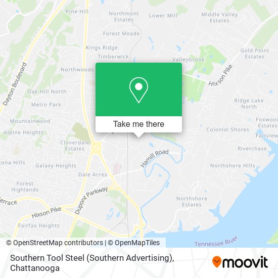 Southern Tool Steel (Southern Advertising) map