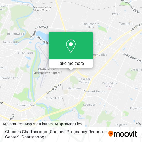 Choices Chattanooga (Choices Pregnancy Resource Center) map