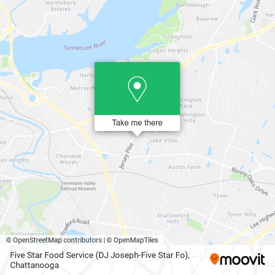 Five Star Food Service (DJ Joseph-Five Star Fo) map