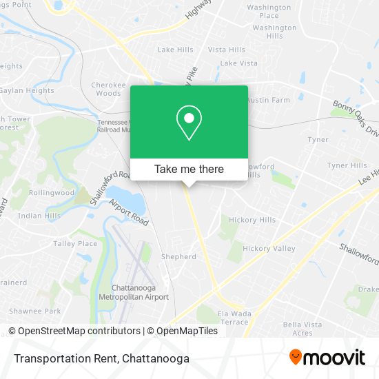 Mapa de Transportation Rent