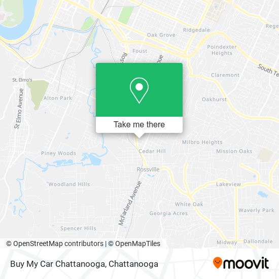 Buy My Car Chattanooga map