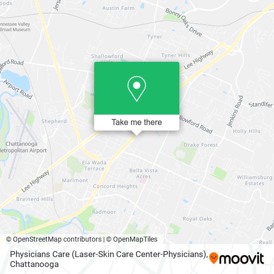 Mapa de Physicians Care (Laser-Skin Care Center-Physicians)