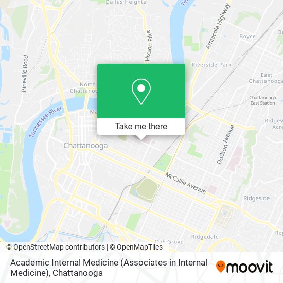 Mapa de Academic Internal Medicine (Associates in Internal Medicine)