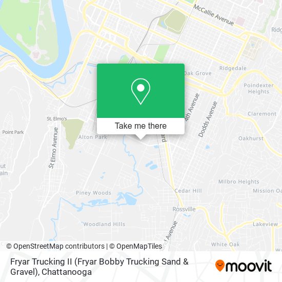 Mapa de Fryar Trucking II (Fryar Bobby Trucking Sand & Gravel)