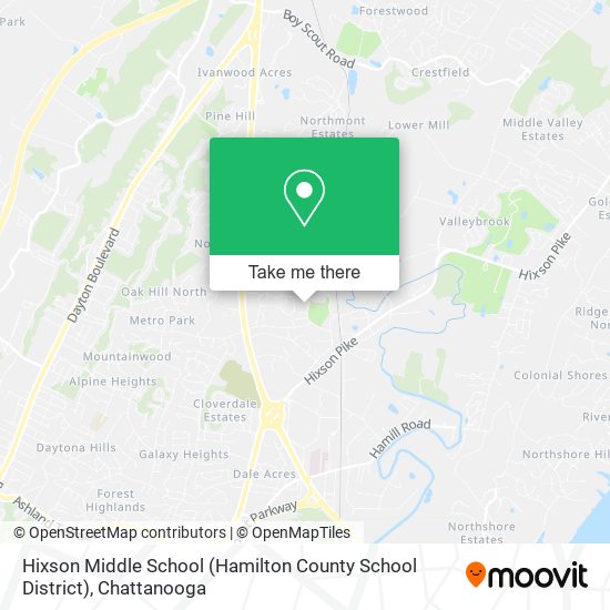 Hixson Middle School (Hamilton County School District) map