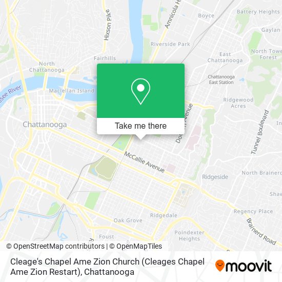 Cleage's Chapel Ame Zion Church (Cleages Chapel Ame Zion Restart) map