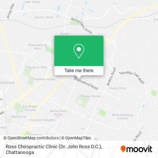 Mapa de Ross Chiropractic Clinic (Dr. John Ross D.C.)