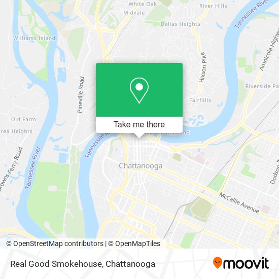 Real Good Smokehouse map