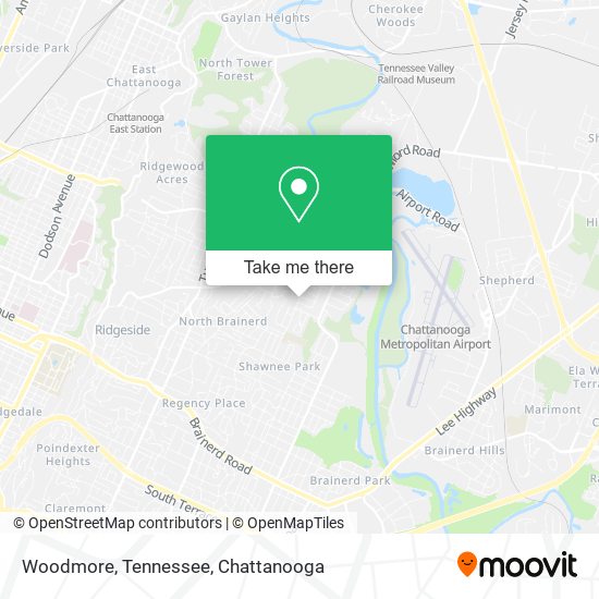 Mapa de Woodmore, Tennessee