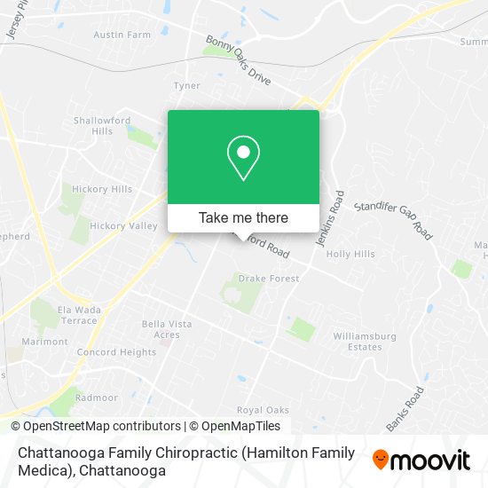 Chattanooga Family Chiropractic (Hamilton Family Medica) map