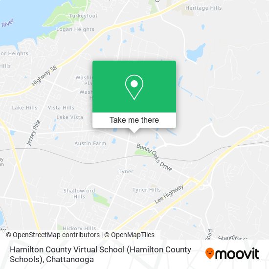 Mapa de Hamilton County Virtual School (Hamilton County Schools)
