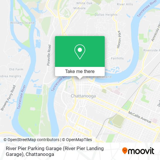 Mapa de River Pier Parking Garage