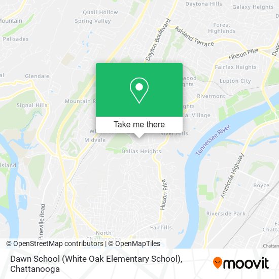 Dawn School (White Oak Elementary School) map