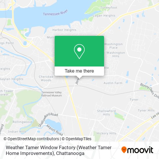 Mapa de Weather Tamer Window Factory (Weather Tamer Home Improvements)