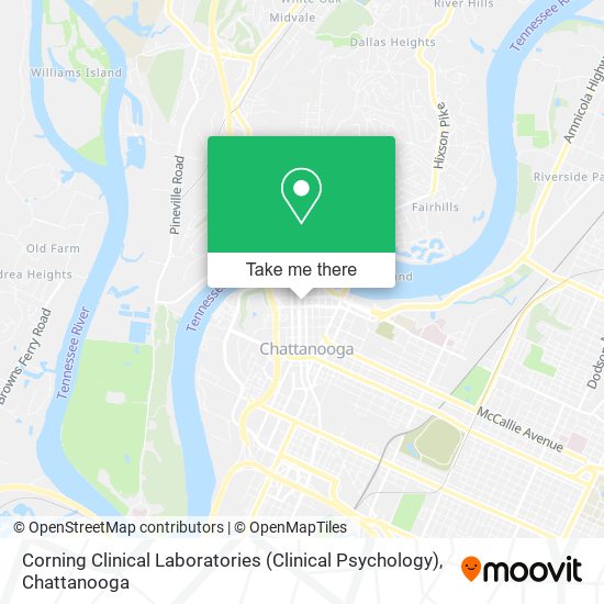 Corning Clinical Laboratories (Clinical Psychology) map