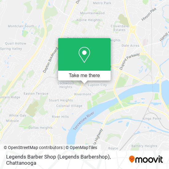 Mapa de Legends Barber Shop (Legends Barbershop)