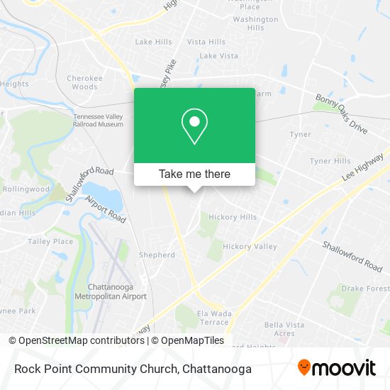 Rock Point Community Church map