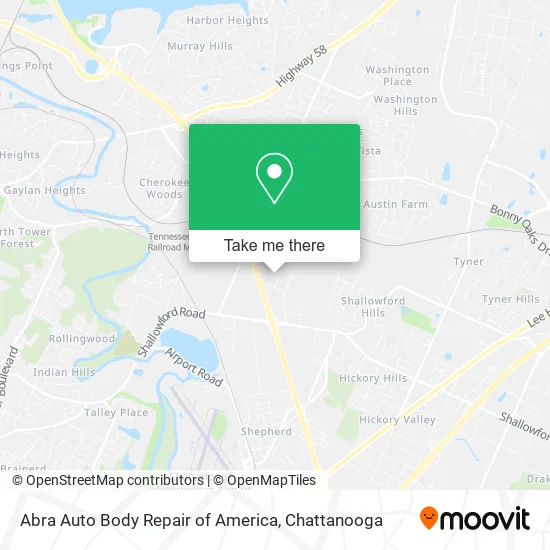 Mapa de Abra Auto Body Repair of America