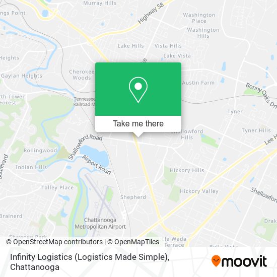 Mapa de Infinity Logistics (Logistics Made Simple)