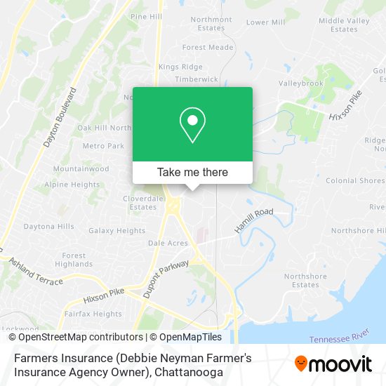 Mapa de Farmers Insurance (Debbie Neyman Farmer's Insurance Agency Owner)