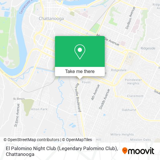 El Palomino Night Club (Legendary Palomino Club) map