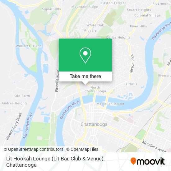 Lit Hookah Lounge (Lit Bar, Club & Venue) map