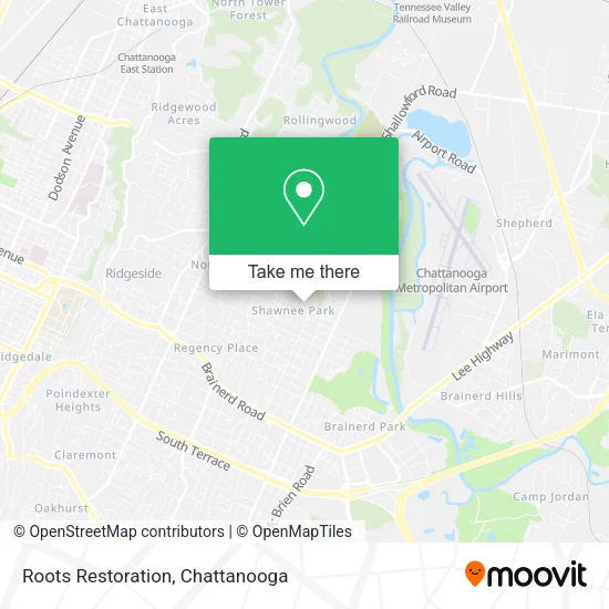 Roots Restoration map