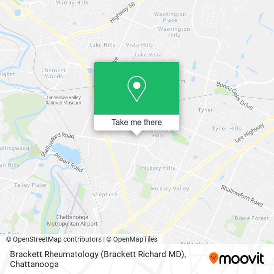 Brackett Rheumatology (Brackett Richard MD) map