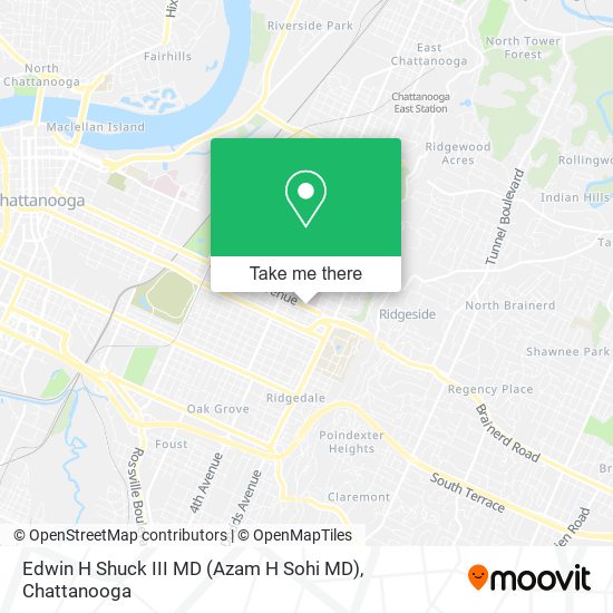 Edwin H Shuck III MD (Azam H Sohi MD) map