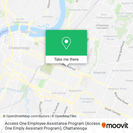 Access One Employee Assistance Program (Access One Emply Assistant Program) map
