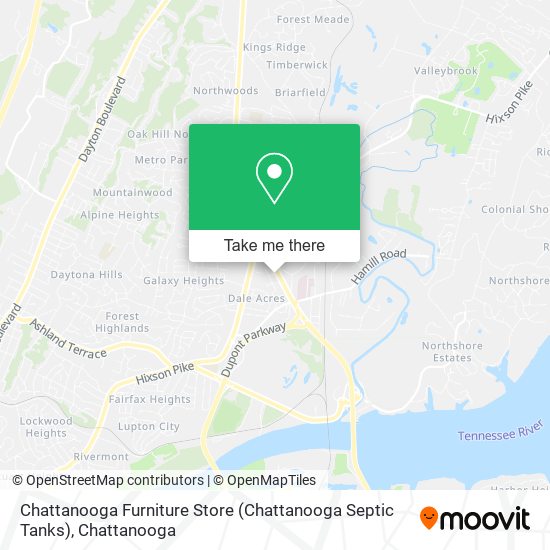 Chattanooga Furniture Store (Chattanooga Septic Tanks) map
