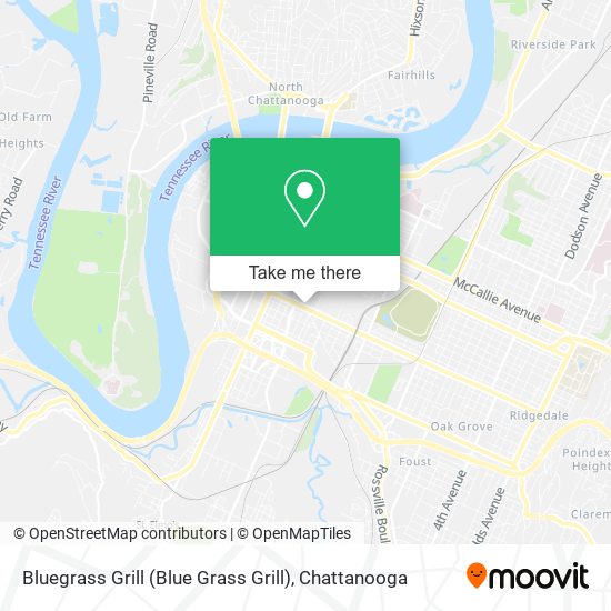 Mapa de Bluegrass Grill (Blue Grass Grill)