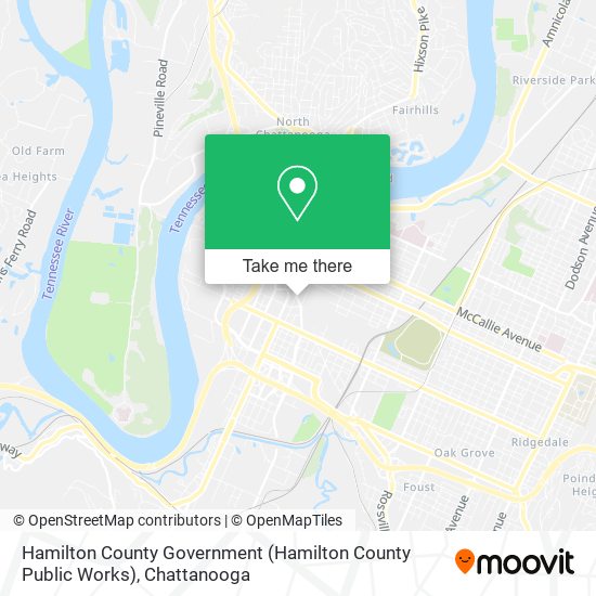 Mapa de Hamilton County Government (Hamilton County Public Works)