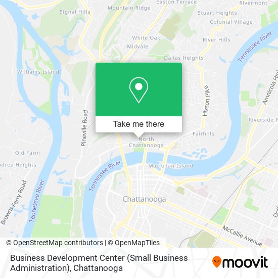 Business Development Center (Small Business Administration) map