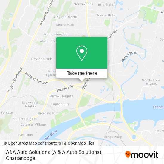 A&A Auto Solutions map