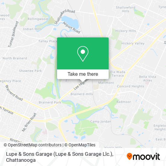 Lupe & Sons Garage map