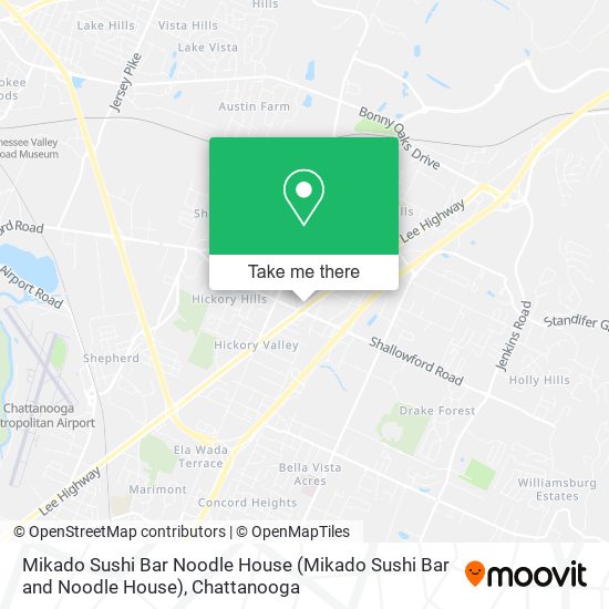 Mapa de Mikado Sushi Bar Noodle House