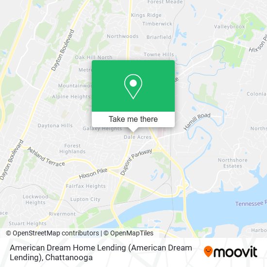 American Dream Home Lending map