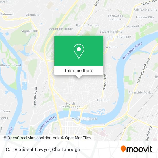 Car Accident Lawyer map