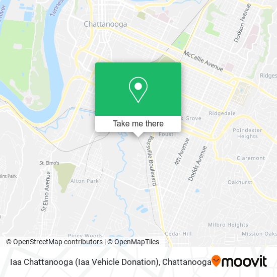 Iaa Chattanooga (Iaa Vehicle Donation) map