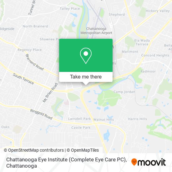 Mapa de Chattanooga Eye Institute (Complete Eye Care PC)