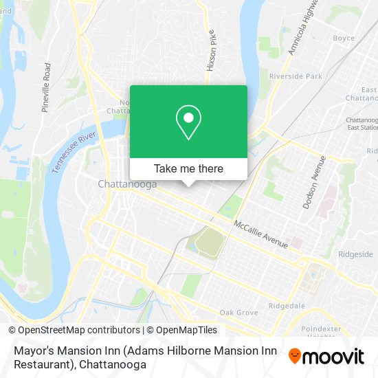 Mapa de Mayor's Mansion Inn (Adams Hilborne Mansion Inn Restaurant)