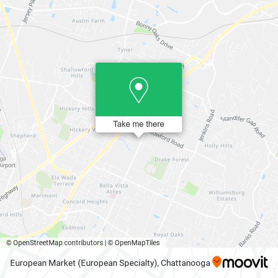 European Market (European Specialty) map