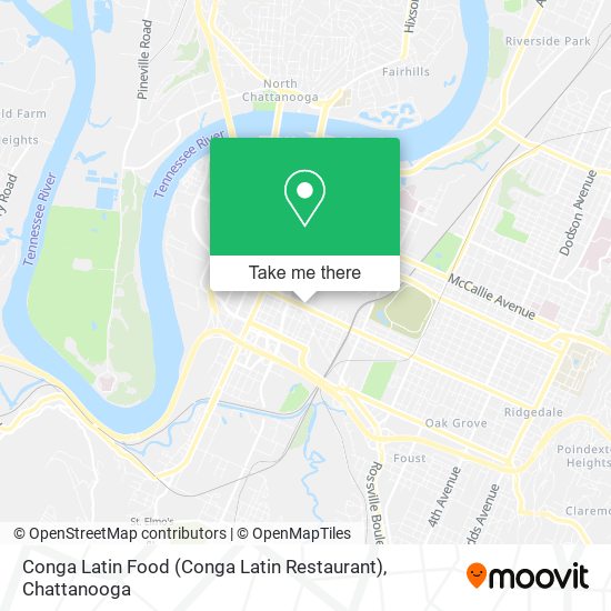 Conga Latin Food (Conga Latin Restaurant) map