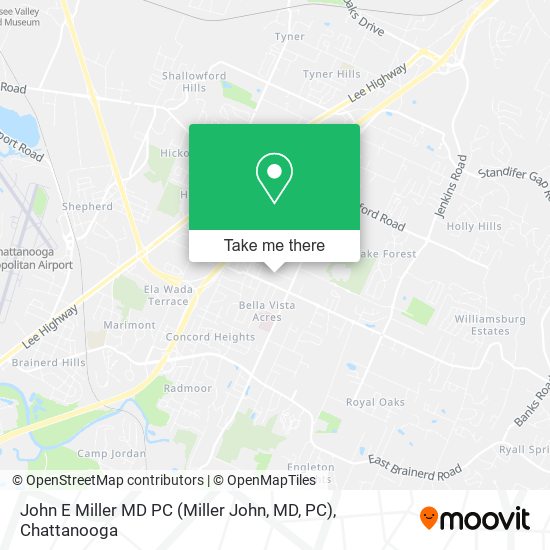 John E Miller MD PC (Miller John, MD, PC) map